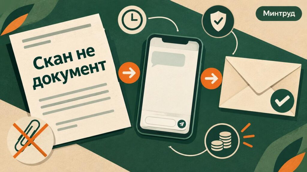 Минтруд: заявление об увольнении по e-mail принимается только при кадровом ЭДО