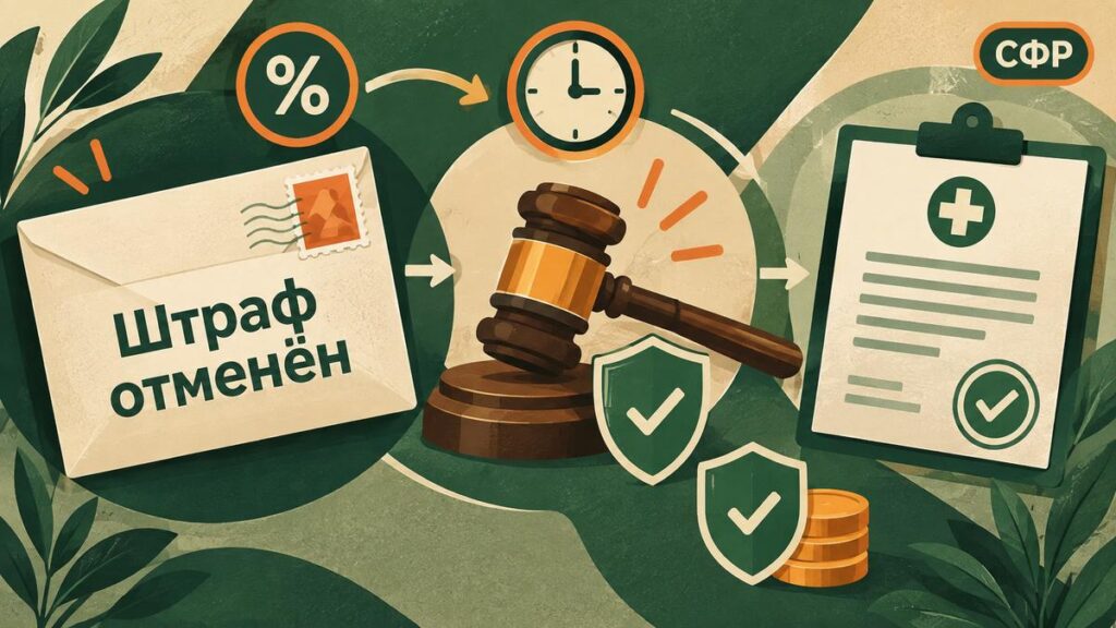 Суд отменил штраф СФР: фонд не доказал, что уведомлял страхователя о сведениях для больничного