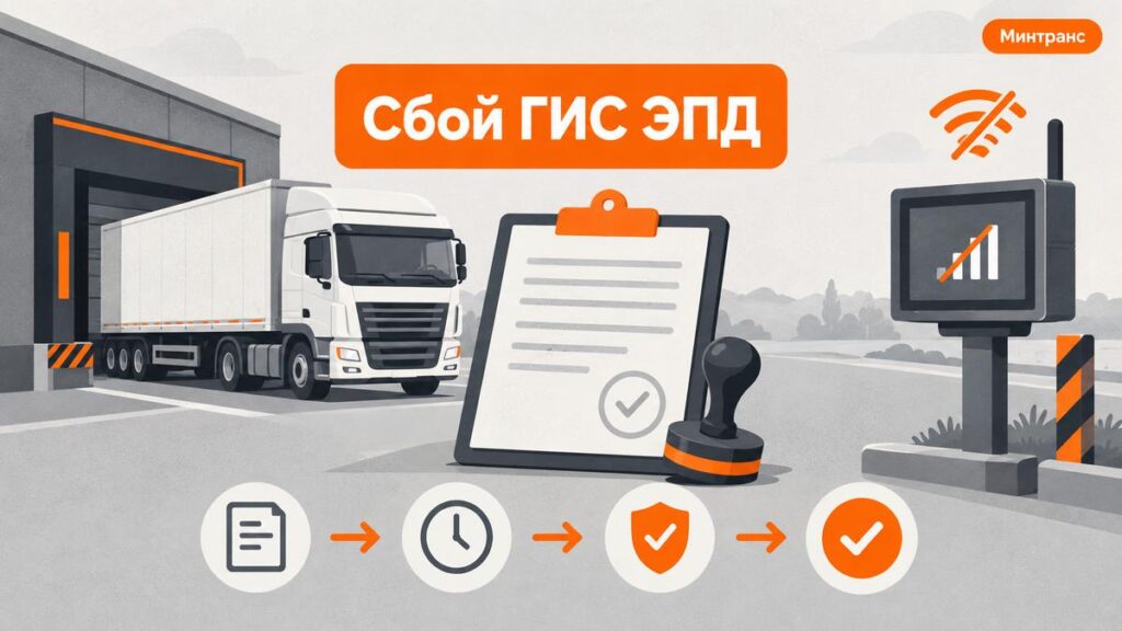 Минтранс описал порядок работы при сбое ГИС ЭПД и отсутствии интернета