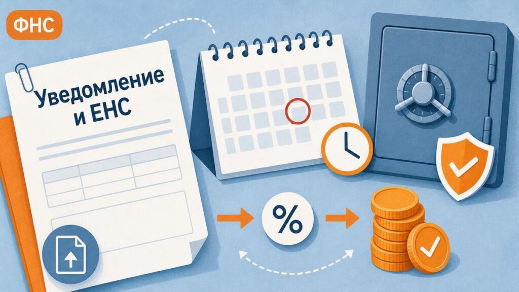 Кто подаёт уведомление об исчисленных налогах и в какие сроки