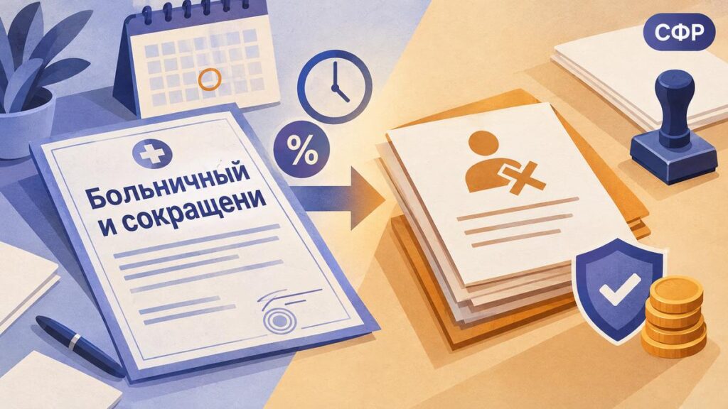 Больничный после сокращения штата: как СФР разъяснил выплату пособия