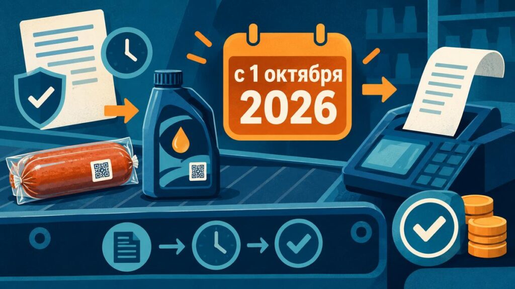 Колбаса, моторные масла и консервы: что изменилось в маркировке с 1 октября 2026 года