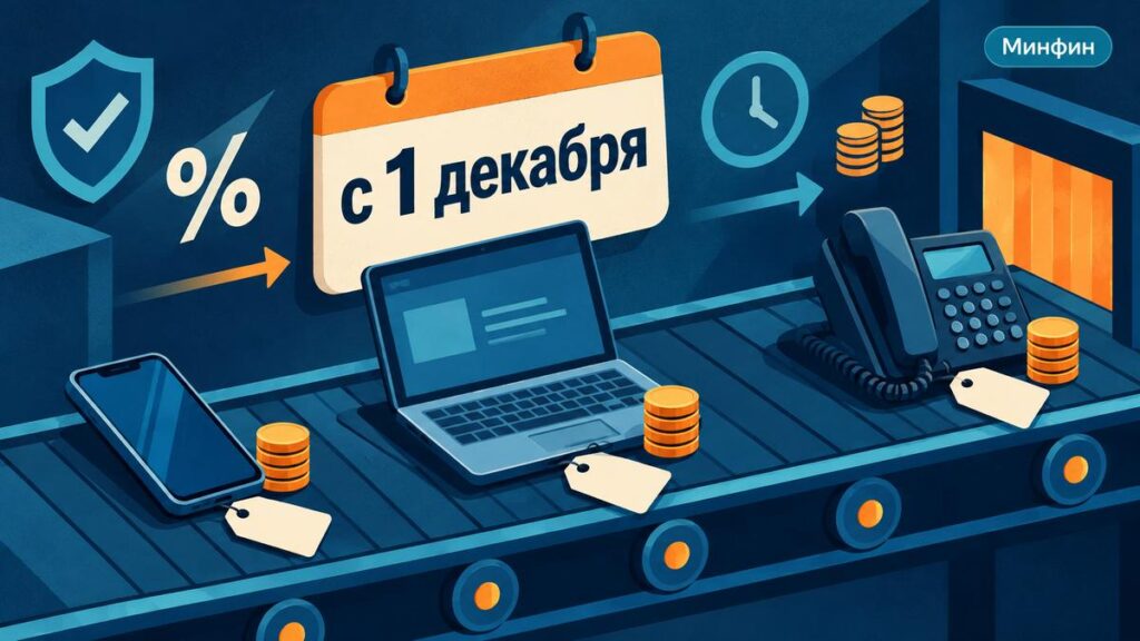 С 1 декабря 2026 года вводится технологический сбор на электронику: кто платит, ставки и КБК