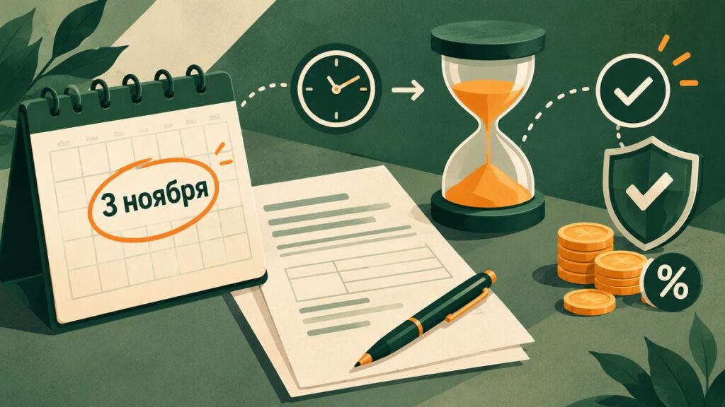 Уведомление по НДФЛ с 23 по 31 октября 2026 года: срок подачи и код периода