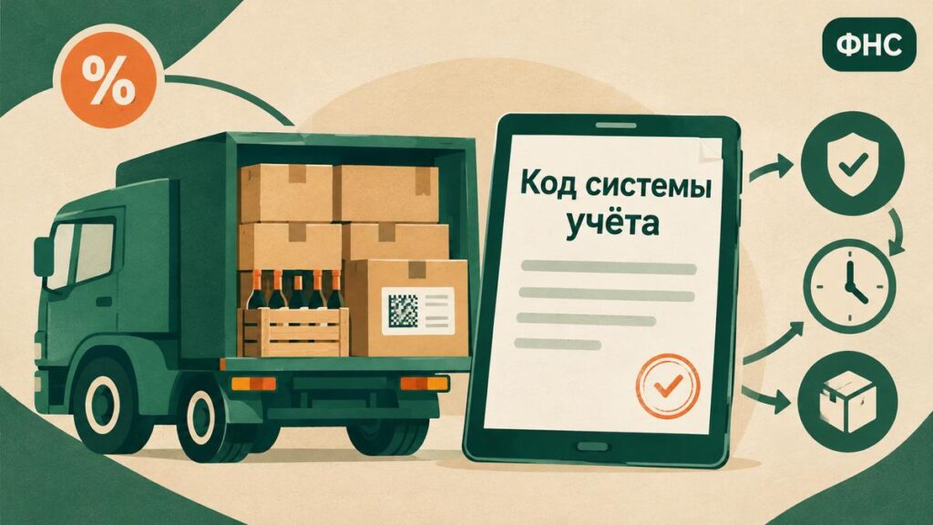 ФНС разъяснила, как указывать код системы учёта товара из ЕГАИС и «Честного знака» в ЭТрН и путевом листе