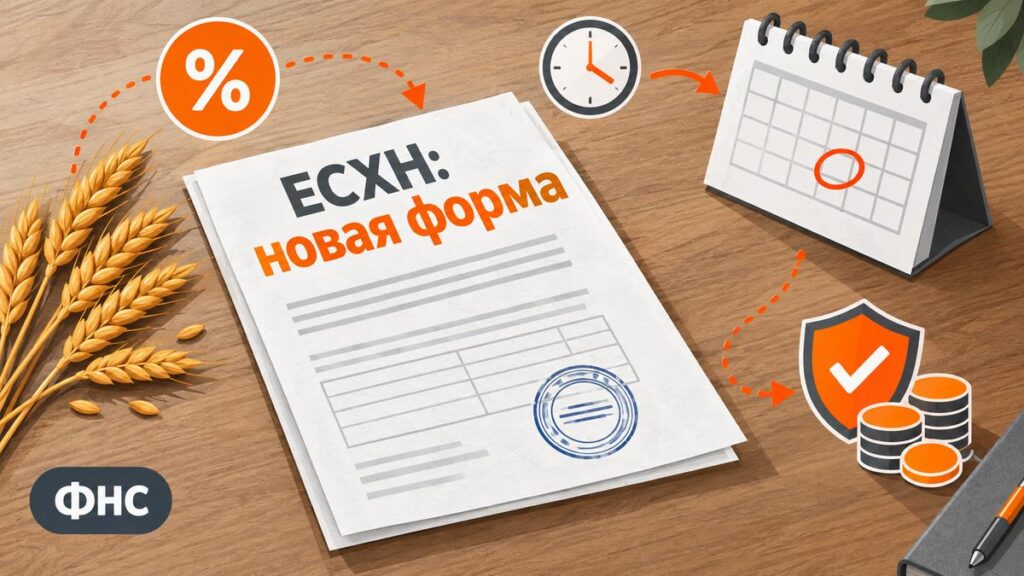ФНС утвердила новую форму декларации по ЕСХН — для отчёта за 2026 год