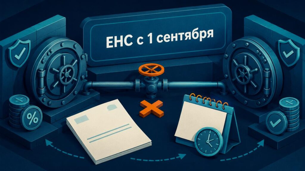 Зачёт с ЕНС за другую компанию: с 1 сентября 2026 года нужна действующая обязанность