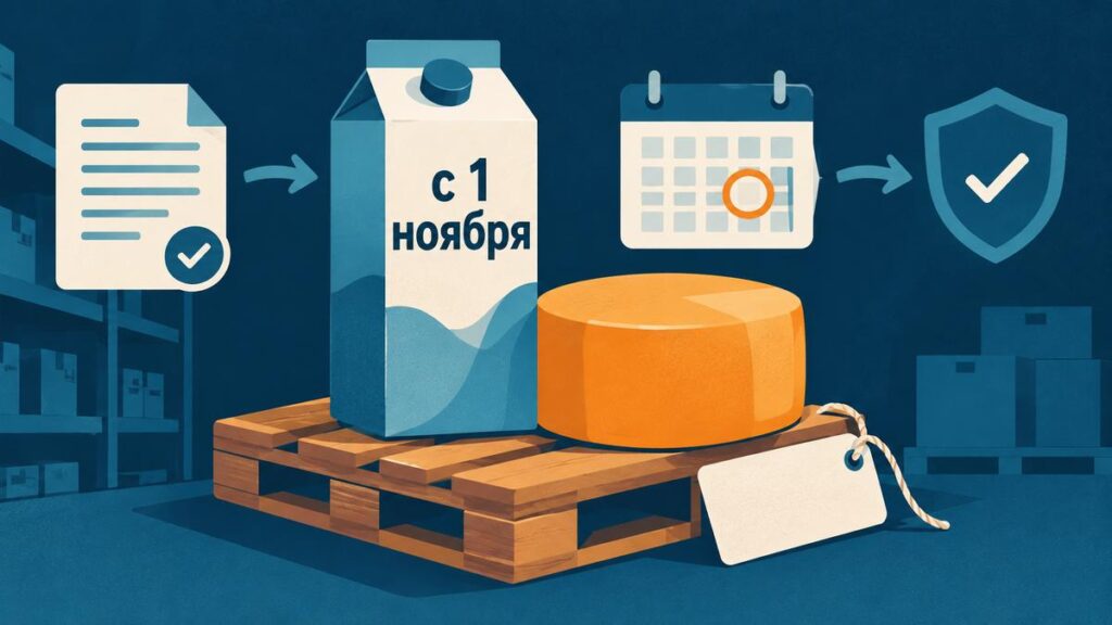 Партионный учёт молочной продукции в 2026 году: что меняется с 1 ноября