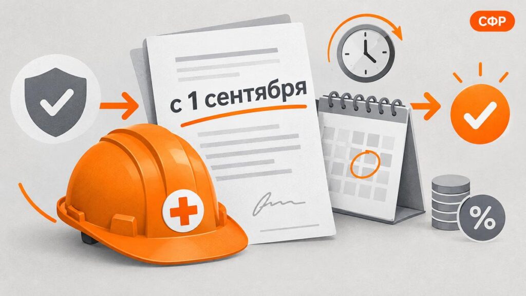 Что меняется в отчётности в СФР с 1 сентября 2026 года: коды ЕФС-1 для договоров ГПХ с взносами на травматизм
