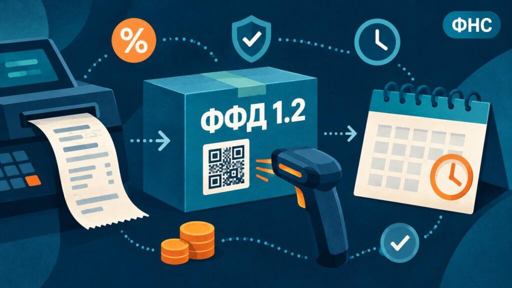 Как устроена работа кассы на ФФД 1.2: коды маркировки, подтверждение ОФД и чек коррекции