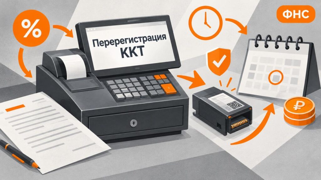 Что нужно для перерегистрации ККТ: заявление, отчёт и сроки