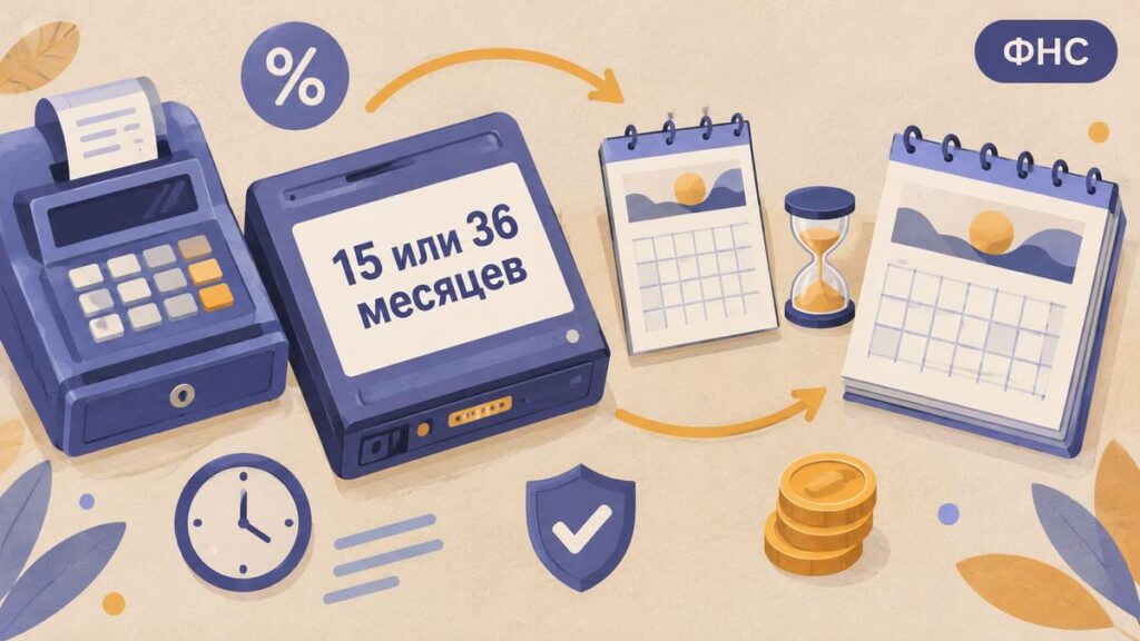 Какой срок действия фискального накопителя выбрать: 15 или 36 месяцев