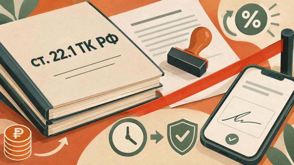 Какие кадровые документы исключены из правил КЭДО: статья 22.1 ТК РФ